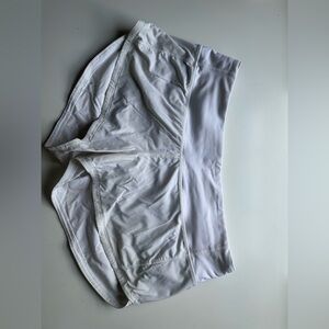 LULULEMON- White Speed Up Shorts